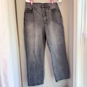 Universal Thread Vintage Straight Distressed Grey/Black Jeans (Size 10/30R)